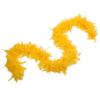 Flydreamfeathers 40 Gram 72" Long, Turkey Chandelle Feather Boa, Dancing Wedding Crafting Party Dress Up, Halloween Costume Decoration(gold yellow color) view 2