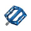 Funn Funndamental Flat Pedals - Wide Platform Bicycle Pedals for BMX/MTB Mountain Bike, Adjustable Grip for Outstanding Stability, 9/16-inch CrMo Axle (Blue) view 1