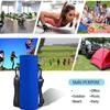 AUPET Water Bottle Sling Bag Carrier Crossbody Sleeve,Insulated Neoprene Bottle Case Holder Pouch Cover 500ML/17oz with Shoulder Strap for Walking Women Men (Pure Blue) view 2