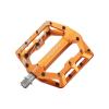 Funn Funndamental Flat Pedals - Wide Platform Bicycle Pedals for BMX/MTB Mountain Bike, Adjustable Grip for Outstanding Stability, 9/16-inch CrMo Axle (Orange) view 1