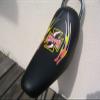 Chopper Bicycle Seat with 31.8mm Seat Post Iron Cross Flame for Chopper Bikes view 2