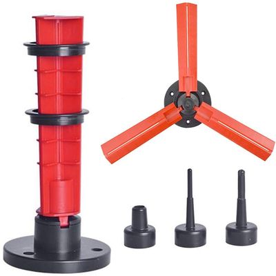 SHARROW Archery Sticky Feather Jig Adjustable DIY Feather Tool Kit Red Hunting Accessory (red)