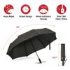 Portobello Large Travel Umbrella Folds Into Portable Travel Size - 54 Inch Double Vented Canopy Big Enough To Fit In 2 Adults - Auto Open Close Umbrellas for Rain Large Size (Blue) view 3
