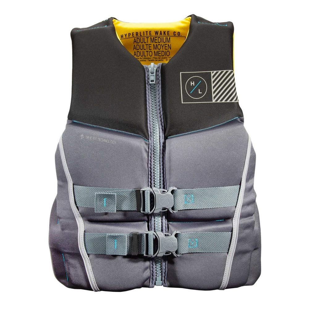 Hyperlite Men's Prime Life Jacket - Black/Yellow - XL