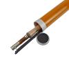 Z Aventik Fiberglass Fly Fishing Rod Tube(Case) Aluminum Cap  fits Any 9ft 4pcs Fly Rod (Fiberglass Orange) view 2