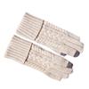 Autumn Winter Wool Gloves Thick Warm Knitted Gloves Touchscreen Women & Men Gloves (Camel color)