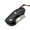 ALBATROSS Premium Folding Pocket Knife - EDC Mini VG10 Damascus Steel with 2" Blade - Ebony Wood Handle - Compact Outdoor Camping Knife with Gift Box - HGDK024 view 3