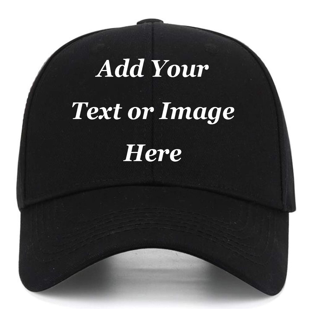 Custom Baseball Cap for Men Women - Personalized Hat Text/Logo/Image, Customized Adjustable Trucker Caps Casual Sun Peak Hat Travel & Gifts