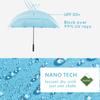 RUMBRELLA 55/62 Inch UV Golf Umbrella Large Oversize Double Canopy Vented Windproof Auto Open Stick Umbrella view 2