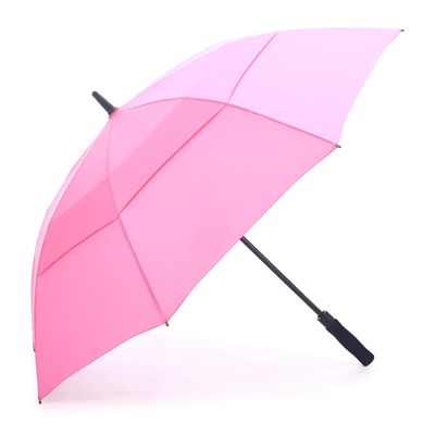 RUMBRELLA 55/62 Inch UV Golf Umbrella Large Oversize Double Canopy Vented Windproof Auto Open Stick Umbrella