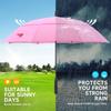RUMBRELLA 55/62 Inch UV Golf Umbrella Large Oversize Double Canopy Vented Windproof Auto Open Stick Umbrella view 3