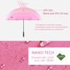 RUMBRELLA 55/62 Inch UV Golf Umbrella Large Oversize Double Canopy Vented Windproof Auto Open Stick Umbrella view 4
