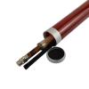 Z Aventik Fiberglass Fly Fishing Rod Tube(Case) Aluminum Cap  fits Any 9ft 4pcs Fly Rod (Fiberglass Red) view 2