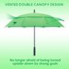 RUMBRELLA 55/62 Inch UV Golf Umbrella Large Oversize Double Canopy Vented Windproof Auto Open Stick Umbrella view 4