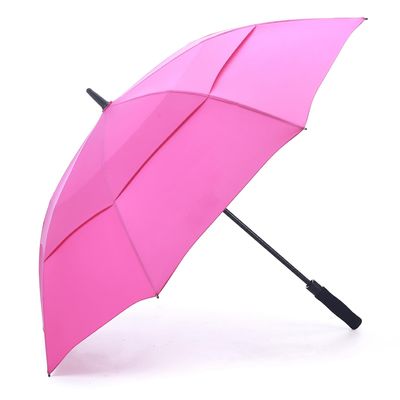 RUMBRELLA 55/62 Inch UV Golf Umbrella Large Oversize Double Canopy Vented Windproof Auto Open Stick Umbrella