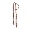 Professionals Choice Single Ear Double Buckle Headstall Natural N/A view 1