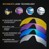 TheSturdy Polarized Stamped Lenses Replacement & Rubber Kits for Oakley Half Jacket 2.0 OO9144 - Chrome HD Polarized view 4