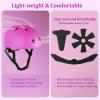 KAMUGO Kids Adjustable Helmet, Suitable for Toddler Kids Ages 2-8 Boys Girls, Multi-Sport Safety Cycling Skating Scooter Helmet (Purple, Small) view 4