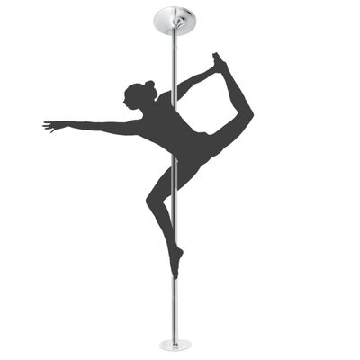 JungleA Removable Spinning Dance Pole Kit 45mm Professional Dance Sport Exercise Club,Height Adjustable