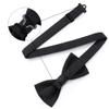 AUSKY Elegant Adjustable Pre-tied bow ties for Men Boys Party,Business or Daily Wear (Black) view 4