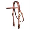 Professional S Choice Browband Double Buckle Headstall Oiled N/A view 1