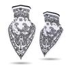 LKXHarleya Bandanas Headband - Quick Dry, UV Protection, Windproof Multifunctional Balaclava Face Mask Seamless Neck Gaiter Scarf Paisley Print Head Wraps(White) view 4