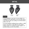 LKXHarleya Bandanas Headband - Quick Dry, UV Protection, Windproof Multifunctional Balaclava Face Mask Seamless Neck Gaiter Scarf Paisley Print Head Wraps(Black) view 3