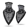 LKXHarleya Bandanas Headband - Quick Dry, UV Protection, Windproof Multifunctional Balaclava Face Mask Seamless Neck Gaiter Scarf Paisley Print Head Wraps(Black) view 4