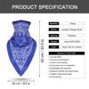 LKXHarleya Bandanas Headband - Quick Dry, UV Protection, Windproof Multifunctional Balaclava Face Mask Seamless Neck Gaiter Scarf Paisley Print Head Wraps(Blue) view 2