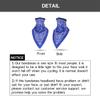 LKXHarleya Bandanas Headband - Quick Dry, UV Protection, Windproof Multifunctional Balaclava Face Mask Seamless Neck Gaiter Scarf Paisley Print Head Wraps(Blue) view 3