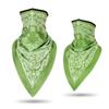 LKXHarleya Bandanas Headband - Quick Dry, UV Protection, Windproof Multifunctional Balaclava Face Mask Seamless Neck Gaiter Scarf Paisley Print Head Wraps(Green) view 4