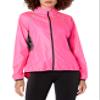 Amazon Essentials Women's Cycling Full-Zip Jacket, Neon Pink, X-Small view 1