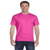 Hanes Unisex ComfortSoft Cotton T-Shirt M Wow Pink view 1