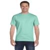 Hanes Unisex ComfortSoft Cotton T-Shirt L Clean Mint view 1