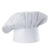 Hyzrz Chef Hat Set of 2 Pack Multicolor Adult Adjustable Elastic Baker Kitchen Cooking Chef Cap (White and Red) view 2