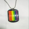 1 PENDANT WITH NECKLACE AND 2 COMPRESSION SLEEVES, RAINBOW, LGBTQ, GAY PRIDE PARADE, LESBIAN, MY BLACK CHARM view 2
