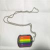 1 PENDANT WITH NECKLACE AND 2 COMPRESSION SLEEVES, RAINBOW, LGBTQ, GAY PRIDE PARADE, LESBIAN, MY BLACK CHARM view 3