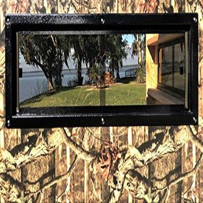 MAXXED Outdoors Horizontal Slider Deer Blind Window (34" x 10", Clear)