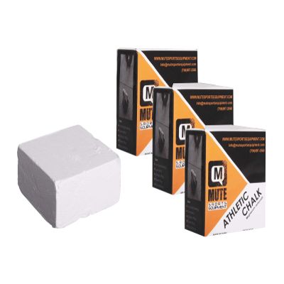 MUTE | Athletic Gym Chalk - Increase Grip Strength - for Bouldering, Rock Climbing, Gymnastics, Functional Fitness, Weight-Lifting - Non-Toxic, Non-Staining Magnesium Carbonate - 2 oz Blocks (3 Pack)