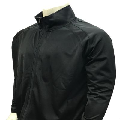 Smitty | BKS-232 | Solid Black Officials Jacket w/Knit Cuff | Referee's Choice! (2XL)