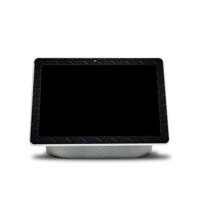MightySkins Compatible with Google Nest Hub Max - Black Diamond Plate | Protective, Durable, and Unique Vinyl Decal Wrap Cover | Easy to Apply, Remove, and Change Styles | Made in The USA