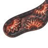 Circle Y Ladies/Youth Sunflower Vintage Spur Straps for Western Riding Boots | Floral Hand Tooled Leather, Stainless Steel Engraved Hardware | Equestrian/Rodeo Tack Accessories (X0710-1001) view 4
