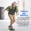 EasyGoProducts Mini Cruiser Wood Longboard Style Skateboard Lightweight and Portable Beginners to Experts - Green, Model:EGP-SKBD-GRN view 4