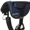 CHALLENGER Horse Western Lightweight Neoprene Padded Bareback Saddle Pad Girth Navy 39186NV view 3