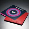 Butterfly Dignics 80 Table Tennis Rubber | Butterfly Table Tennis Rubber | 1.9 mm or 2.1 mm | Red or Black | 1 Inverted Table Tennis Rubber Sheet | Professional Table Tennis Rubber view 2