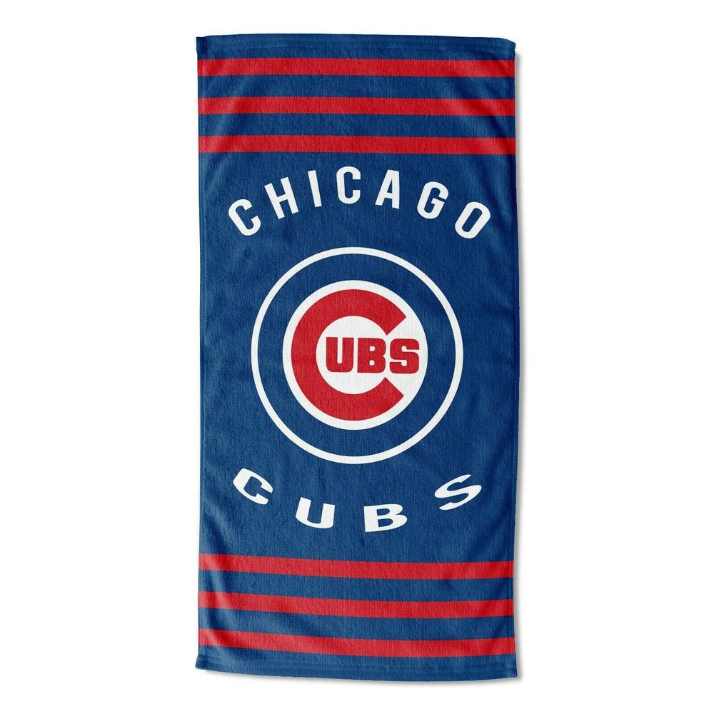 The Northwest Company MLB Chicago Cubs Beach Towel, Blue, 30 x 60 (CHCTWL2020)