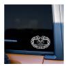Combat Field Medical Badge (CFMB) Vinyl Decal (White, 12 inches Wide) view 1