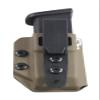 FDO Industries IWB/OWB 9mm/.40 Kydex Double Stack Pistol Mag Carrier -Made in USA- (Flat Dark Earth - Tuckable) view 1