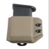 FDO Industries IWB/OWB 9mm/.40 Kydex Double Stack Pistol Mag Carrier -Made in USA- (Flat Dark Earth - Tuckable) view 2