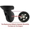 ORO 1 Pair Luggage Wheels Replacement 64 * 22mm Case Wheels with 8mm Bearings for Suitcase and Inline Outdoor Skate and Caster Board view 3